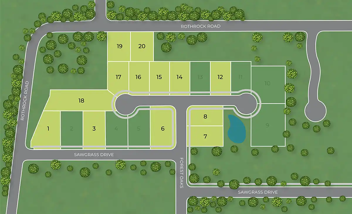 Private low-maintenance homesites at Rosemont Ridge Fairlawn Ohio